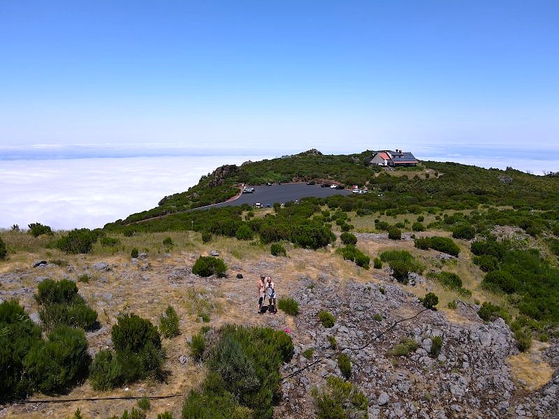 Dron Pico Ruivo Teixeira